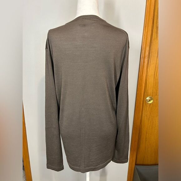 NWOT Jacques Britt merino wool‎ and silk vneck sweater size XL BIN M - Picture 6 of 10